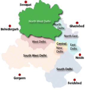 उत्तर-पश्चिमी दिल्ली